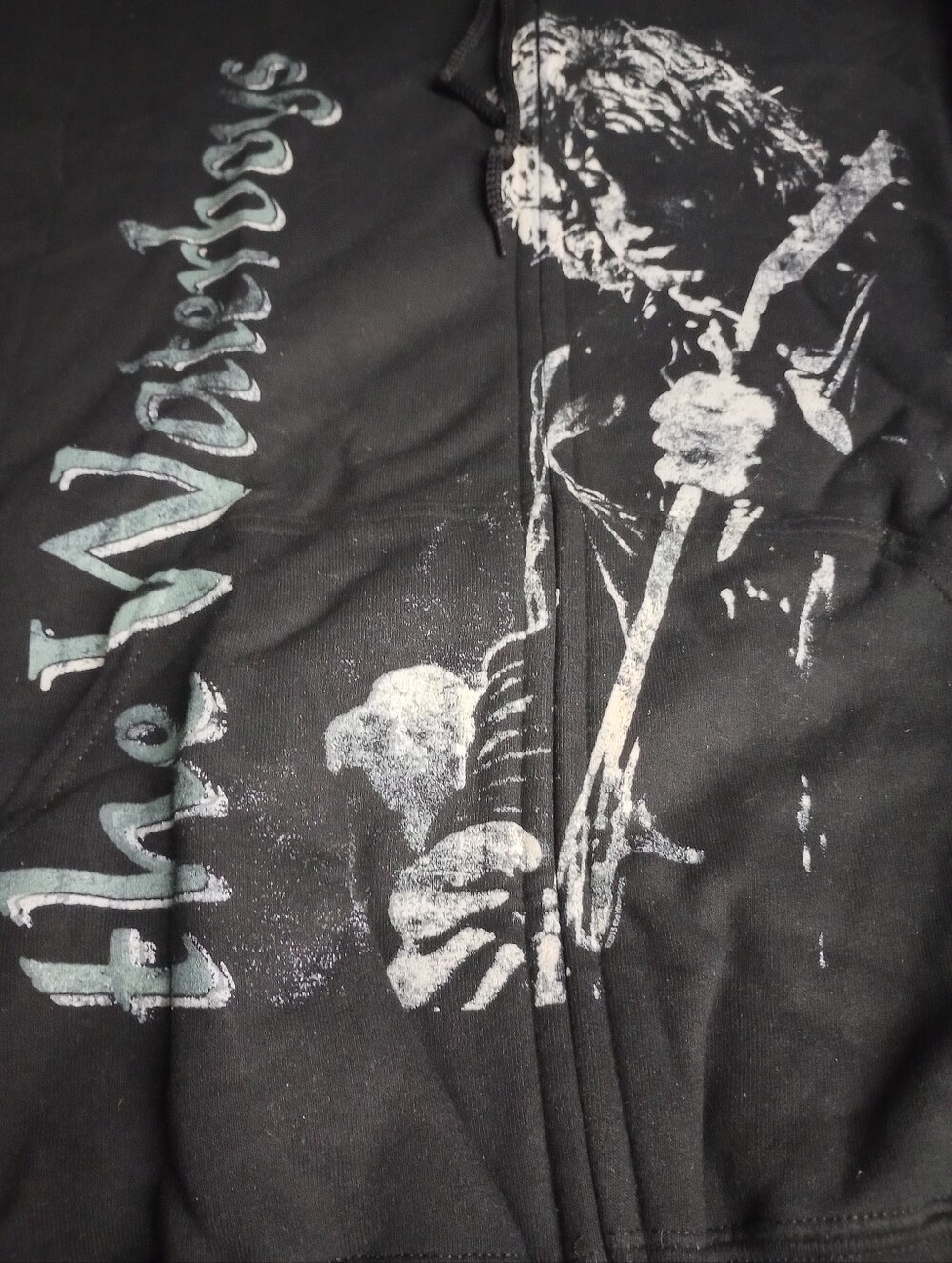 The Waterboys Black Graphic Men’s Hoodie Size Large